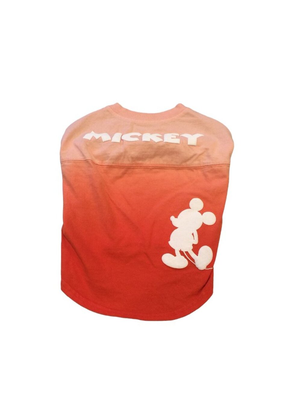 Disney Parks Disney Tails Orange Ombre Medium Pet Spirit Jersey